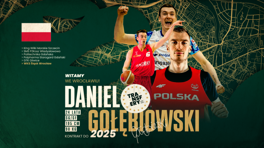 Daniel Gołębiowski zawodnikiem Śląska