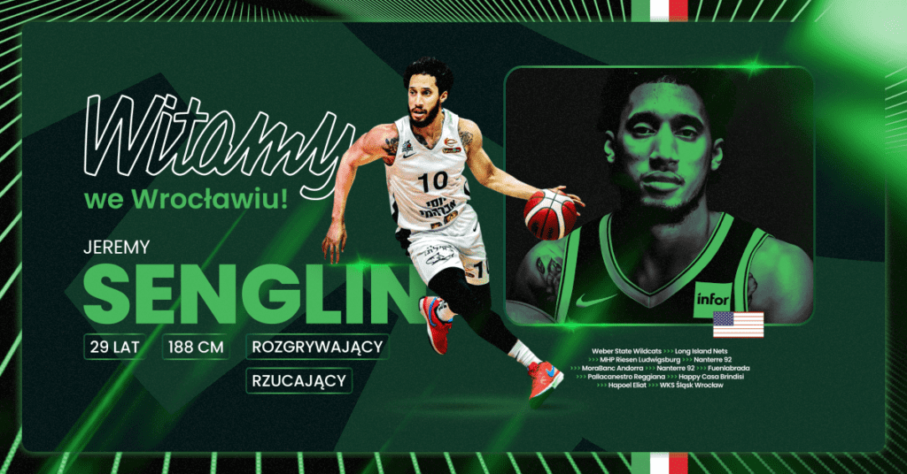 Jeremy Senglin nowym zawodnikiem WKS-u!