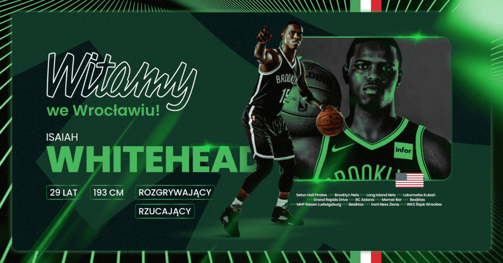 Isaiah Whitehead dołącza do Śląska!