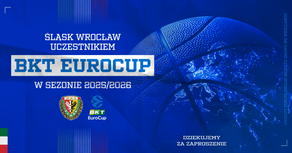 Koszykarski Śląsk Wrocław wraca do EuroCupu!