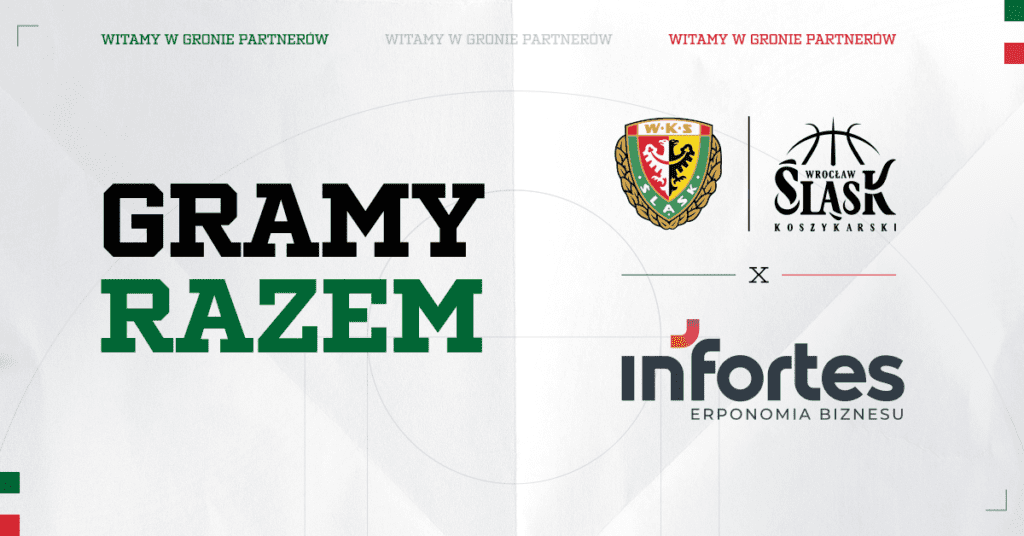 Infortes ponownie Sponsorem Śląska Wrocław!