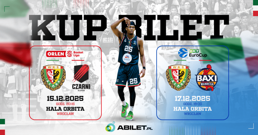 Bilety na starcia z Energą Czarnymi Słupsk i Baxi Manresą są już dostępne!