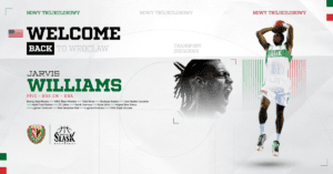 Jarvis Williams dołącza do Śląska Wrocław!