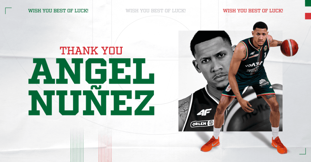 Angel Nunez nie jest już zawodnikiem Koszykarskiego Śląska Wrocław