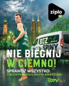 GTV, twórca ZIPLO wspiera w 12. Tarczyński Nocny Wrocław Półmaraton jako Partner techniczny wydarzenia.