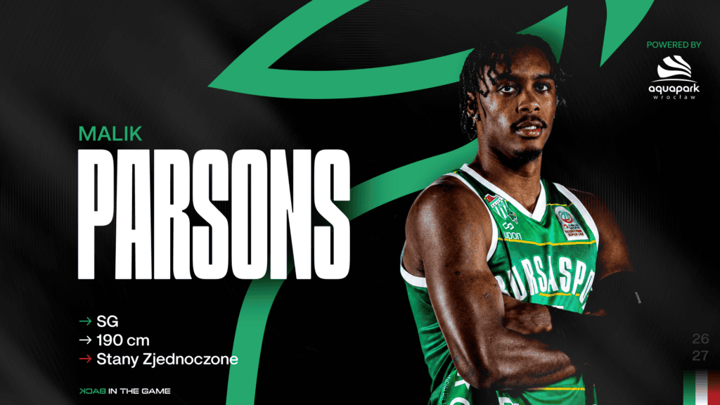 Malik Parsons – pierwszy zagraniczny podpis przed sezonem 2026/27!