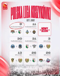 Znamy terminarz Polskiej Ligi Koszykówki na sezon 2026/27. Odliczamy do nowego sezonu!