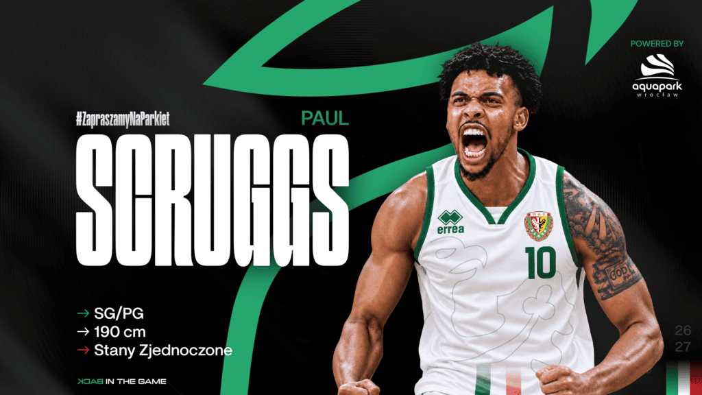 Paul Scruggs nowym zawodnikiem Śląska Wrocław!