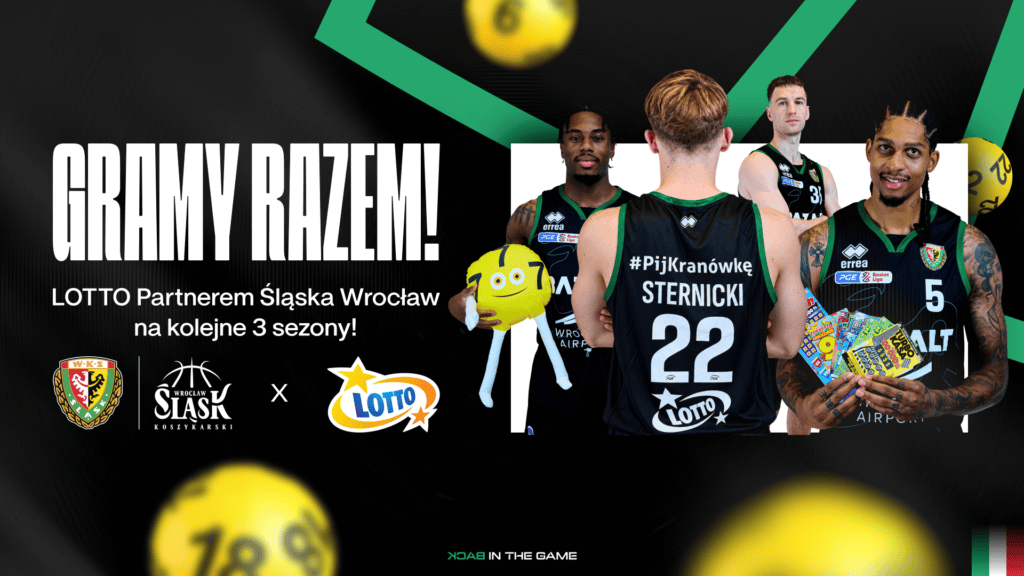 LOTTO partnerem koszykarskiego Śląska na kolejne lata